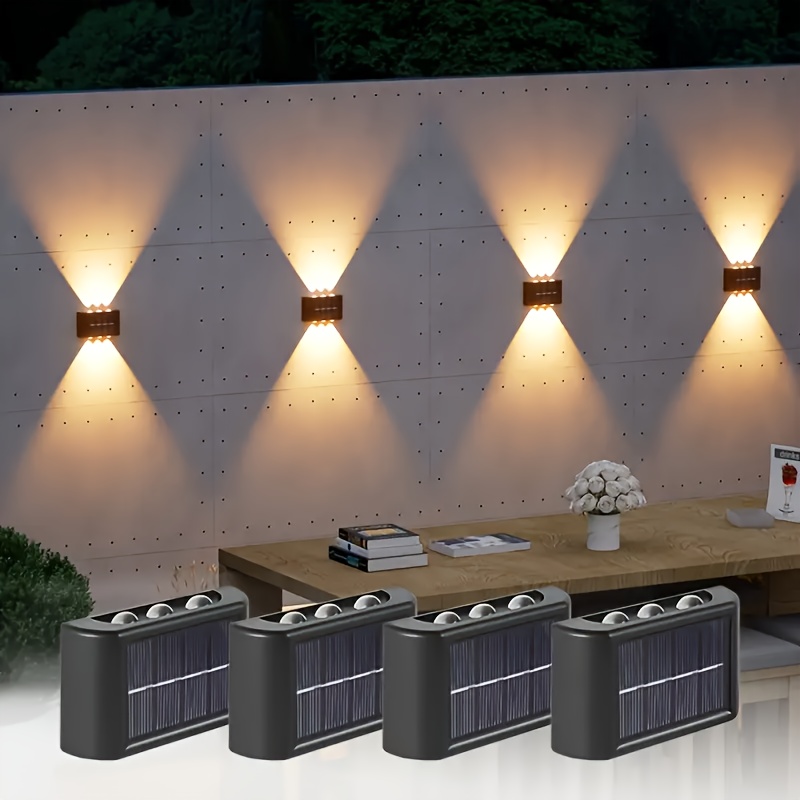 Lighting Decor Items - مصباح جداري شمسي LED خارجي مقاوم