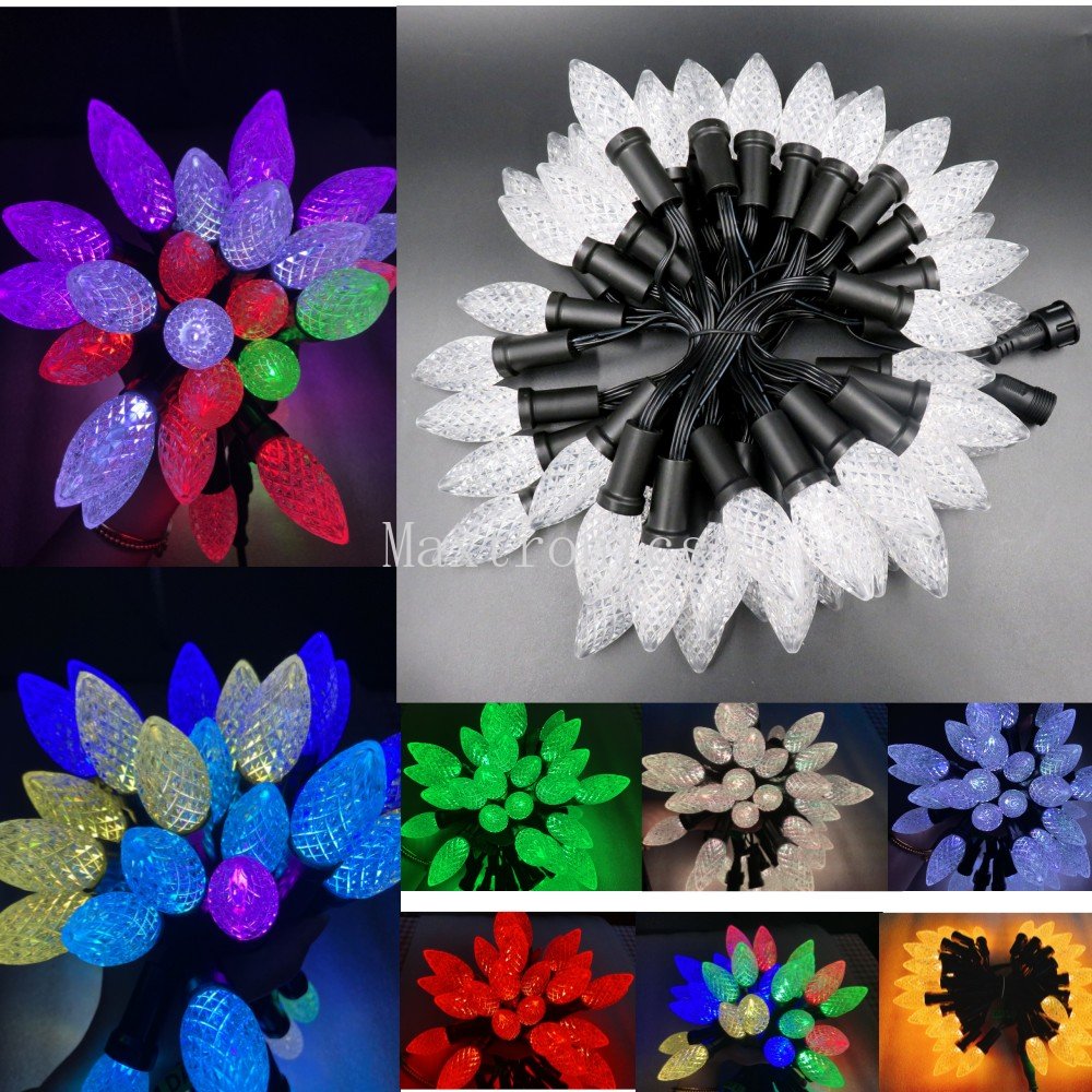 Decor Lighting Address - جديد 50 المصابيح/سلسلة C9 DC12V WS2811