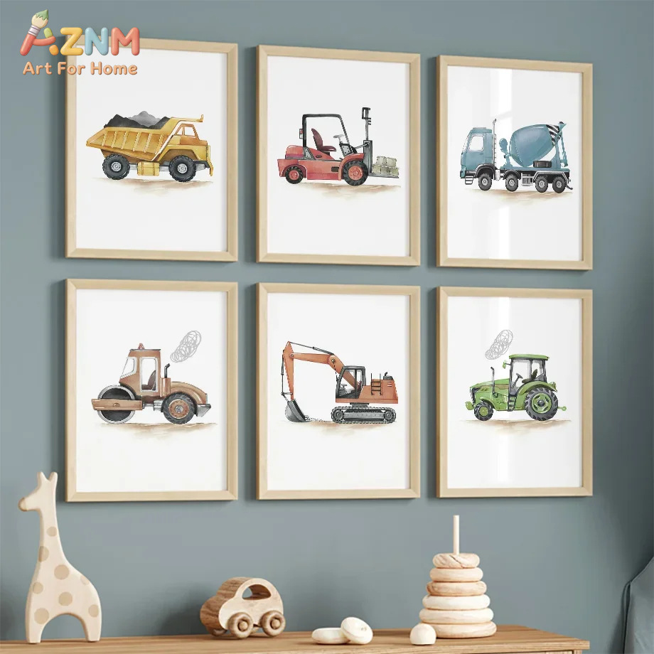 Lighting Mcqueen Bedroom Decor - 6 قطع من ملصقات الديكور المنزلي