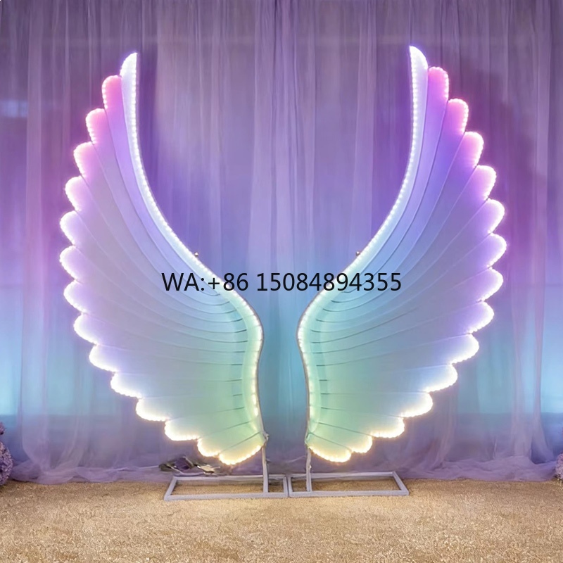 Wedding Lighting And Decor - أجنحة ملاك مضيئة، إكسسوارات إضاءة LED