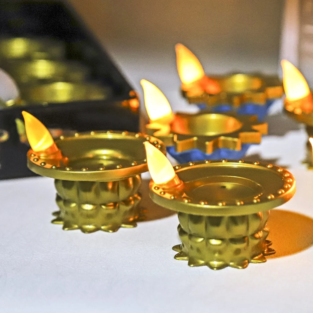 Lighting Decoration For Diwali - مصباح شمعة LED مزخرف لضوء الشاي