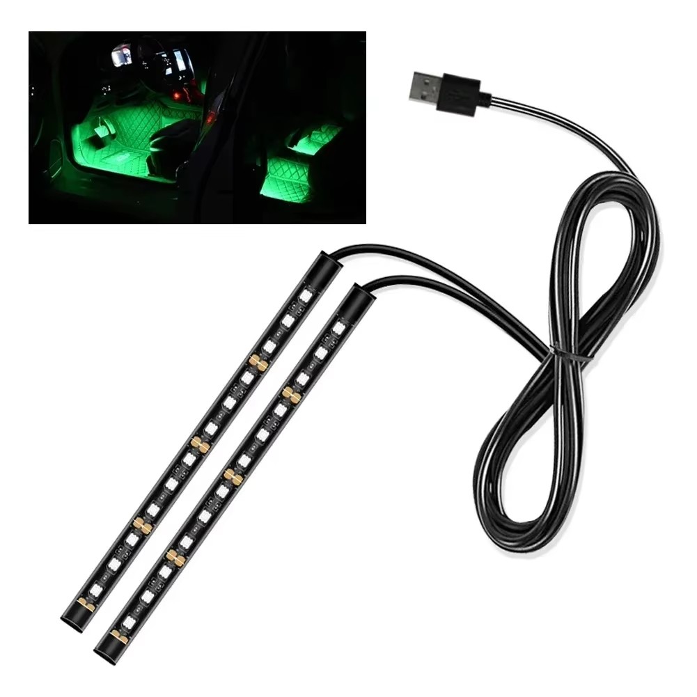 Decor Lighting Solution - شريط إضاءة داخلي شفاف أسود بتدرج