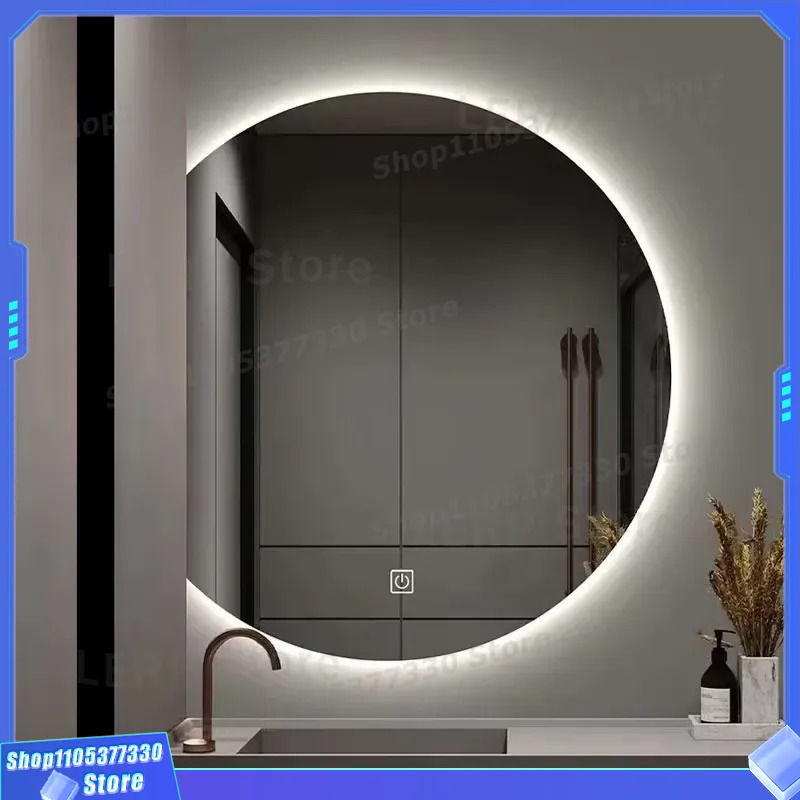 مرآة حائط LED حديثة بتصميم نصف - مراجعة Decor Lighting Solution وسعره