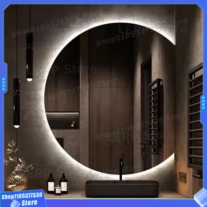 مرآة حائط LED حديثة بتصميم نصف - مراجعة Decor Lighting Solution وسعره