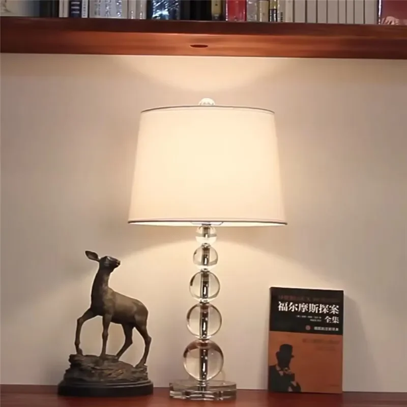 مصباح مكتب كريستالي فاخر وعصري - مراجعة Lighting Room Decor Photo وسعره