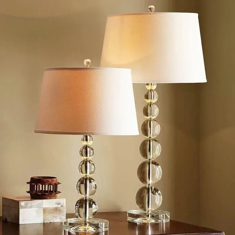 مصباح مكتب كريستالي فاخر وعصري - مراجعة Lighting Room Decor Photo وسعره