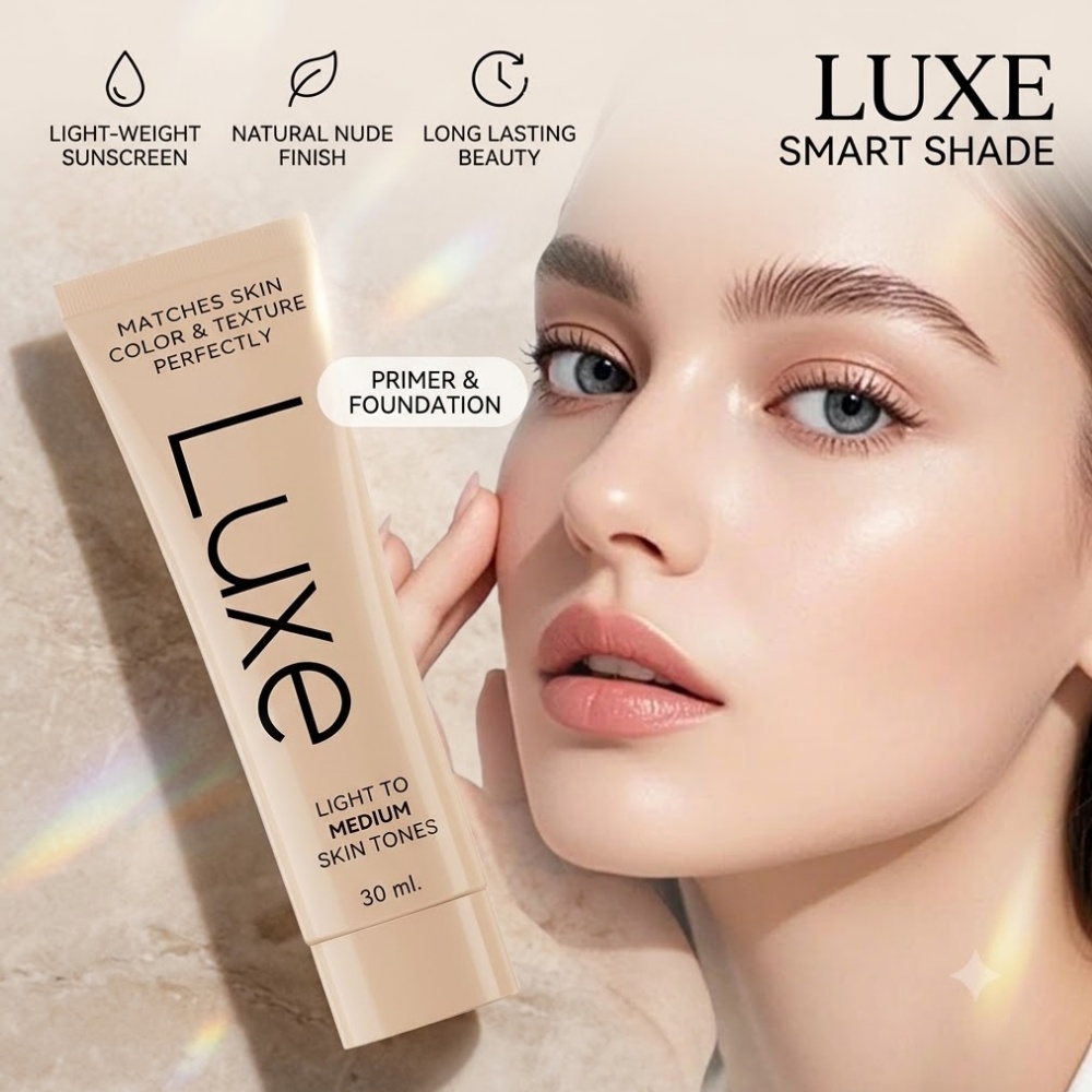 كريم أساس سائل ذكي LUXE مع واق - مراجعة Lighting Jockey وسعره