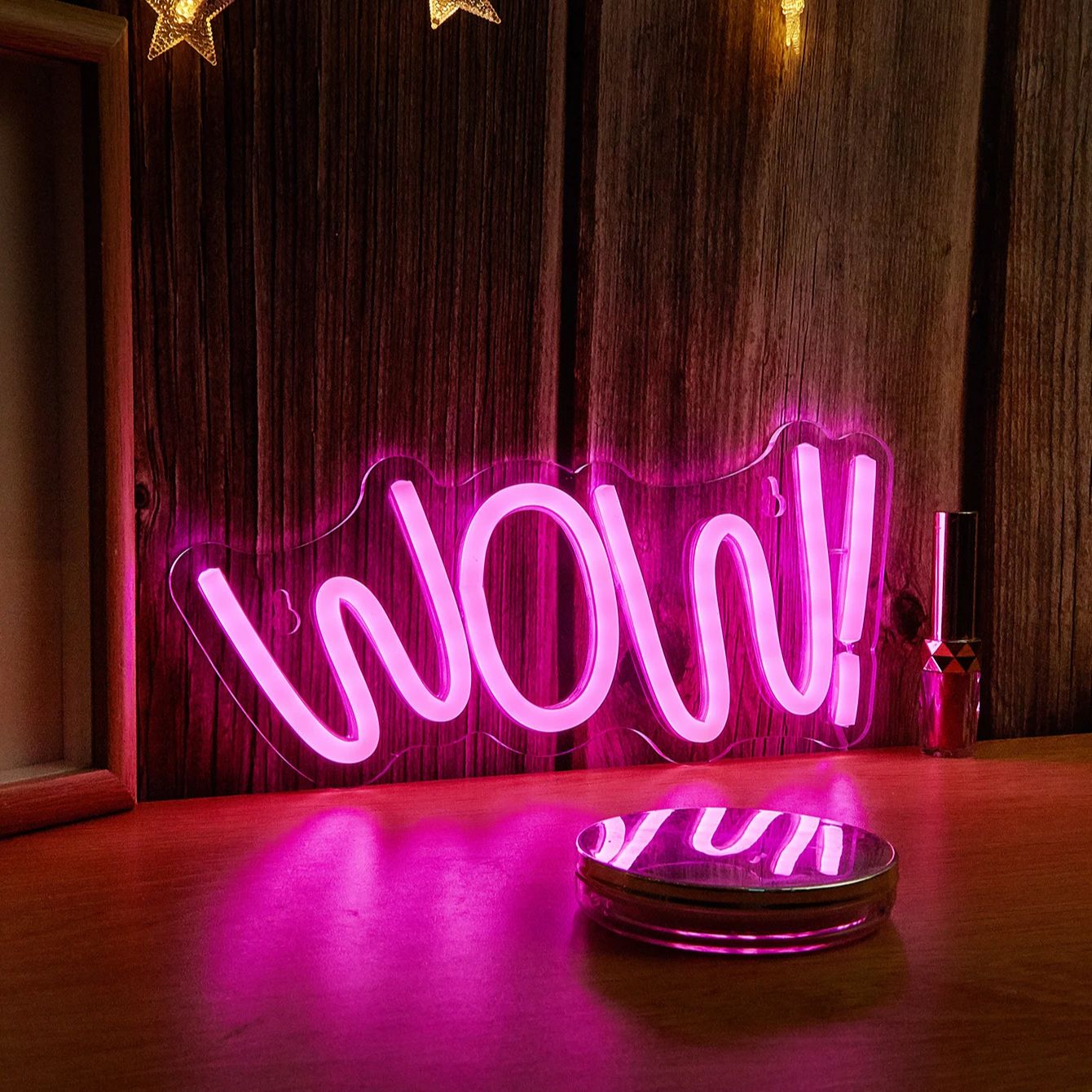 تشي شراء LED النيون واو USB با - مراجعة Lighting Decor Wow وسعره