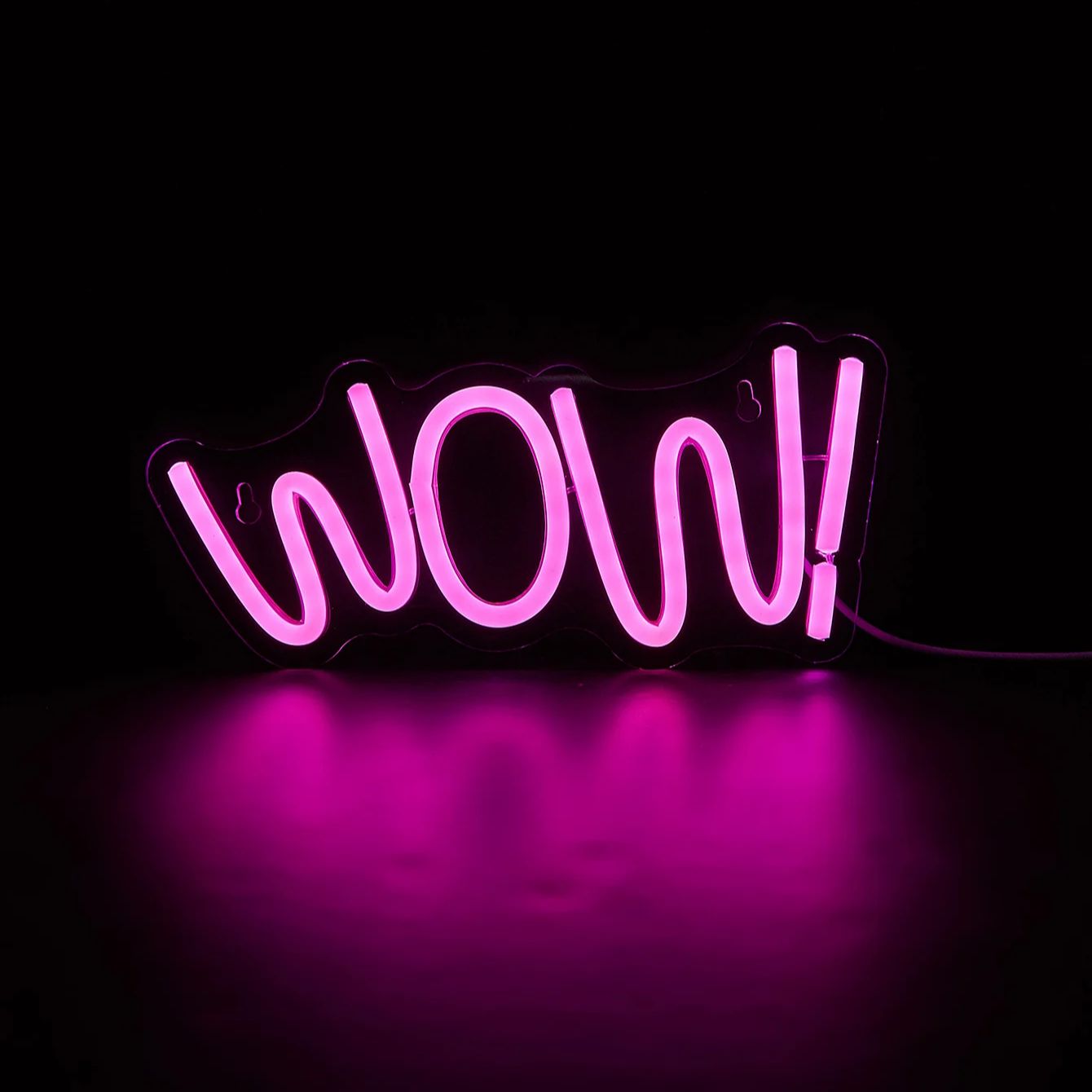 تشي شراء LED النيون واو USB با - مراجعة Lighting Decor Wow وسعره