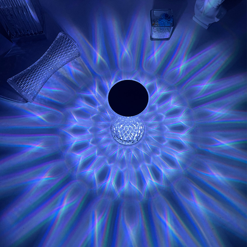 مصابيح طاولة جانبية كريستالية، - مراجعة Led Lighting Decor وسعره