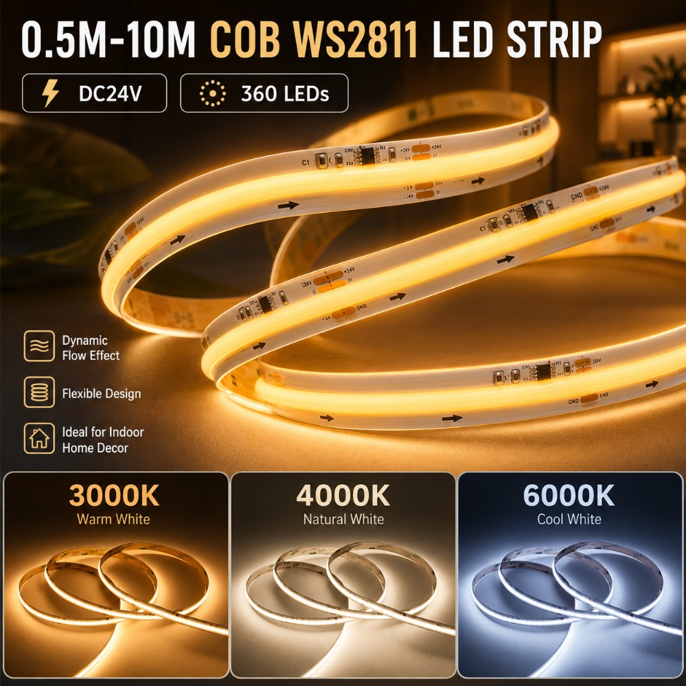 شريط إضاءة LED قابل للبرمجة WS - مراجعة Decor Lighting Address وسعره