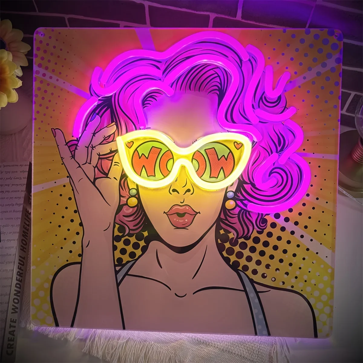 نجاح باهر سيدة البوب الفن LED  - مراجعة Lighting Decor Wow وسعره