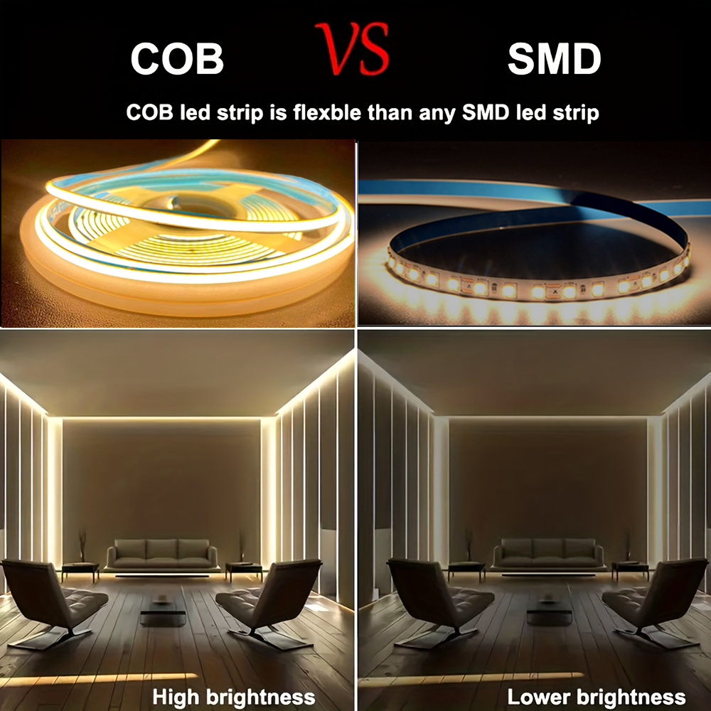 شريط إضاءة LED COB رفيع للغاية - مراجعة Decor Lighting Hours وسعره