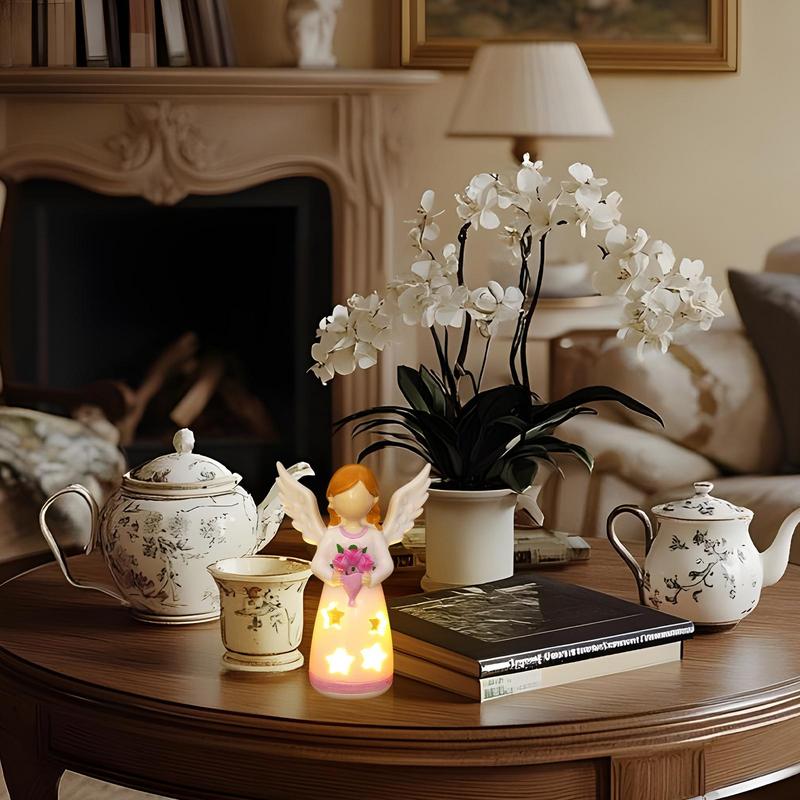 الشمعدان مصباح الملاك تمثال مص - مراجعة Lighting Decor Living Room وسعره