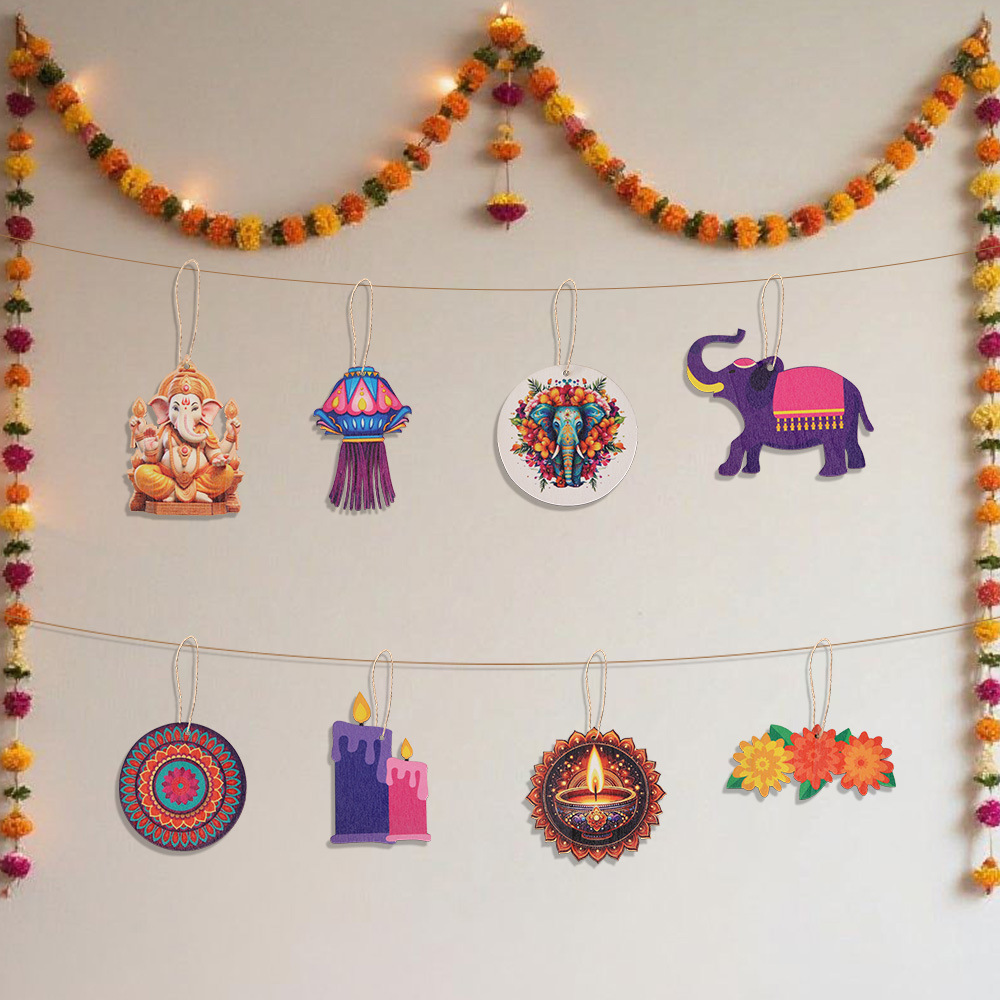 ديكور بطابع ديوالي - شماعات شر - مراجعة Lighting Decoration For Diwali وسعره