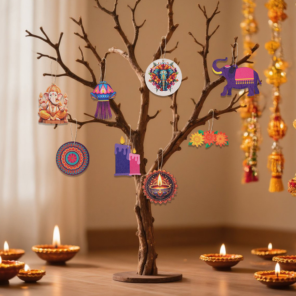 ديكور بطابع ديوالي - شماعات شر - مراجعة Lighting Decoration For Diwali وسعره