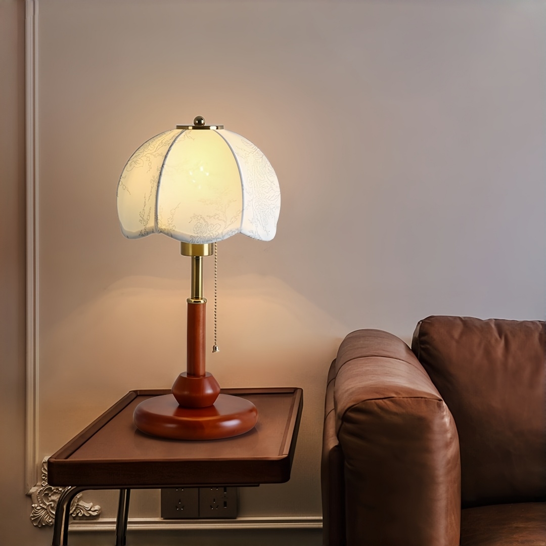 مصباح طاولة قبة مزخرفة بتصميم  - مراجعة Led Lighting Decor وسعره