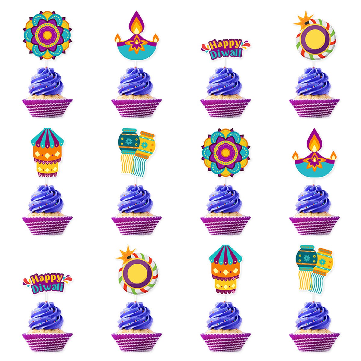 ديكور كعكة ديوالي ، ديوالي سعي - مراجعة Lighting Decoration For Diwali وسعره