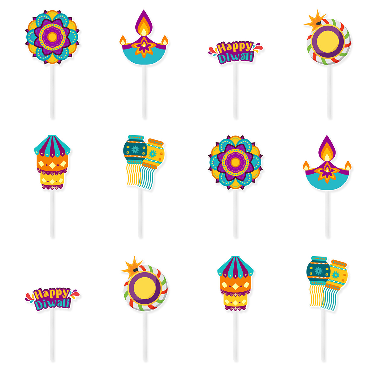 ديكور كعكة ديوالي ، ديوالي سعي - مراجعة Lighting Decoration For Diwali وسعره