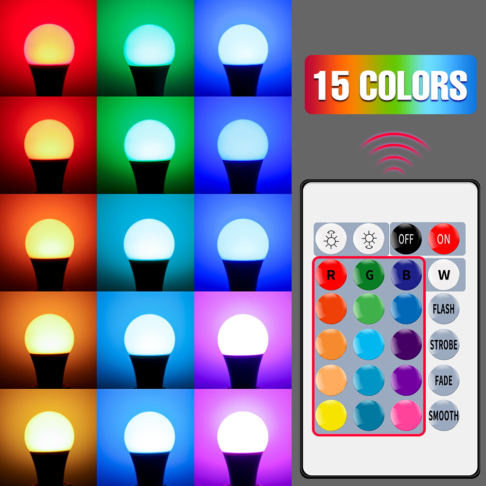 RGB ضوء النيون E27 قوس قزح مصب - مراجعة Decor Lighting Hours وسعره