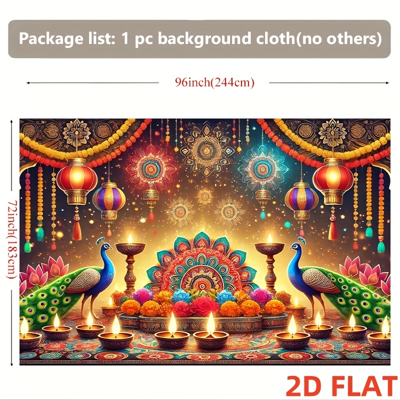 فانوس طاووس لديوالي، نمط ماندا - مراجعة Lighting Decoration For Diwali وسعره