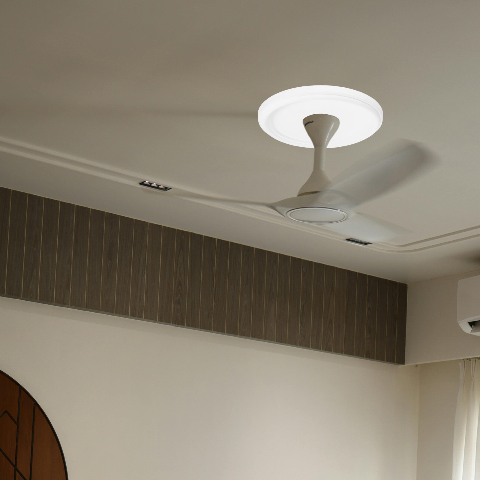 غطاء ميدالية سقف دائري أبيض مز - مراجعة Decor Lighting Ceiling Fans وسعره