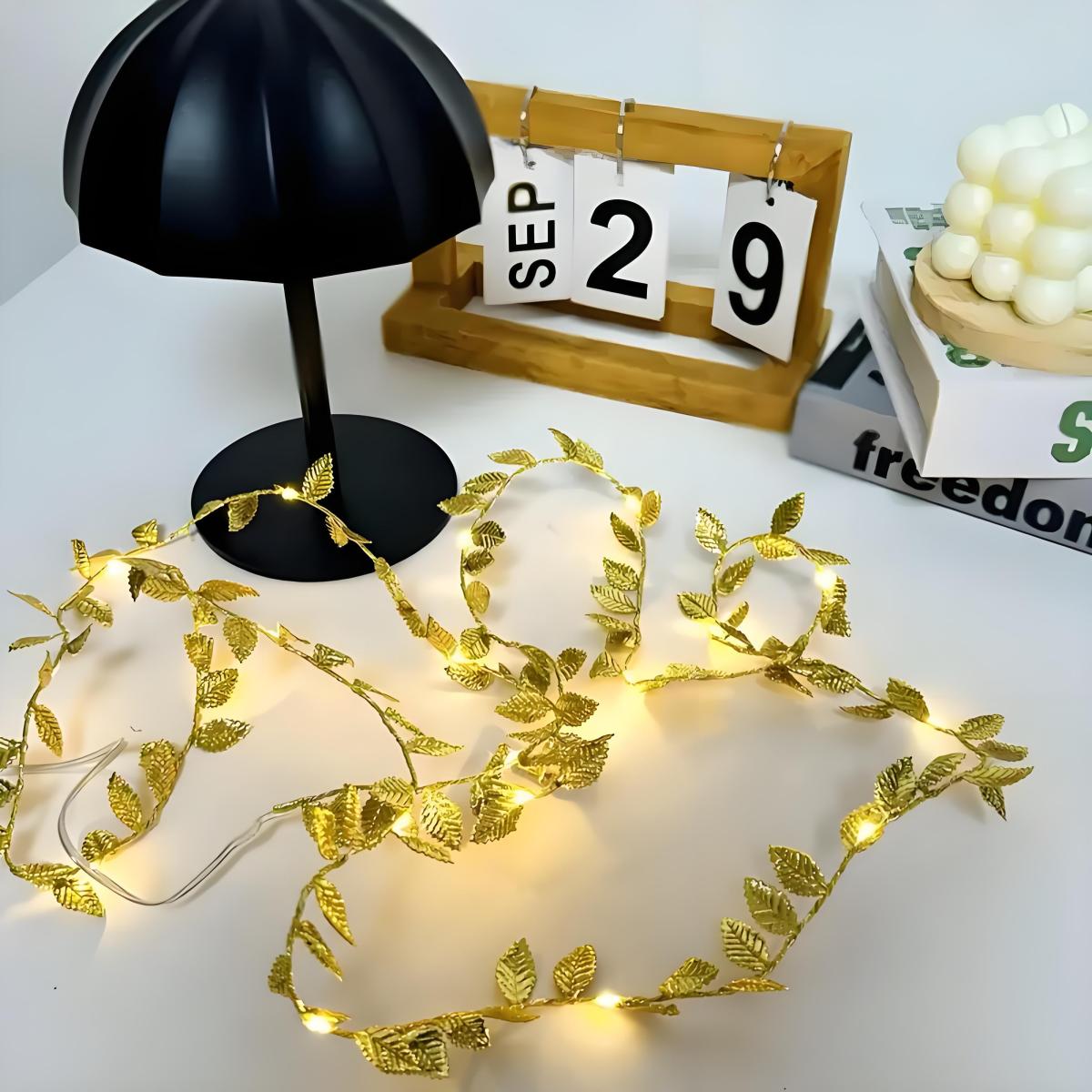 أضواء زينة ذهبية رومانسية على  - مراجعة Lighting Decoration For Diwali وسعره