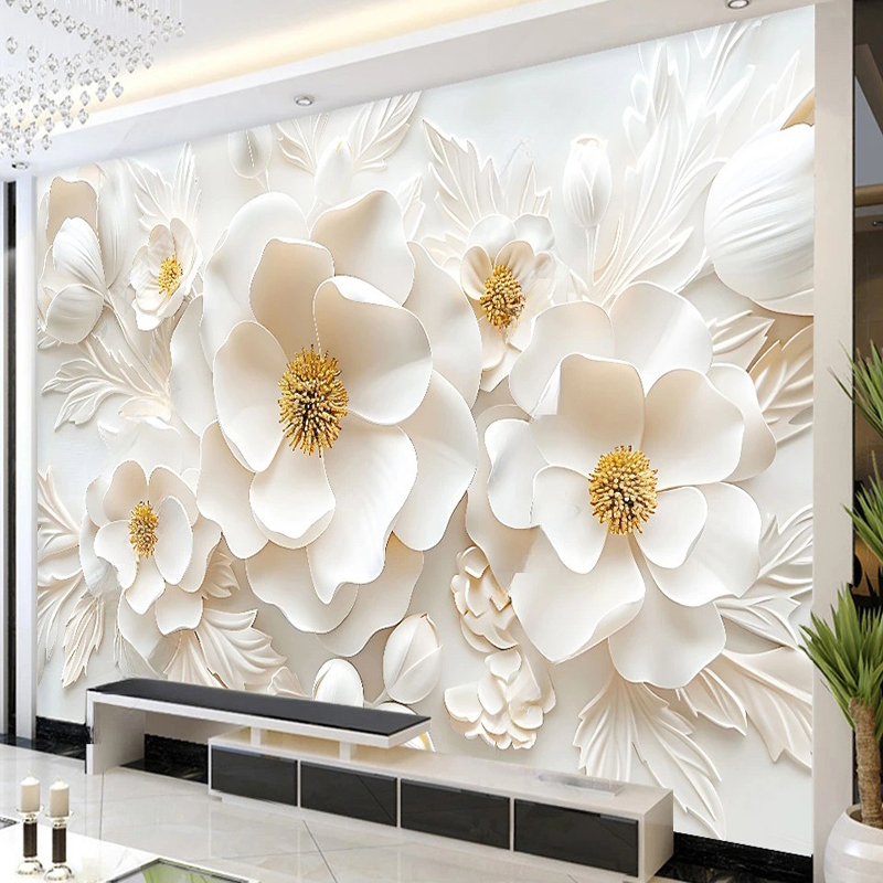 ورق حائط بضوء زهور ثلاثي الأبع - مراجعة Lighting Room Decor Photo وسعره