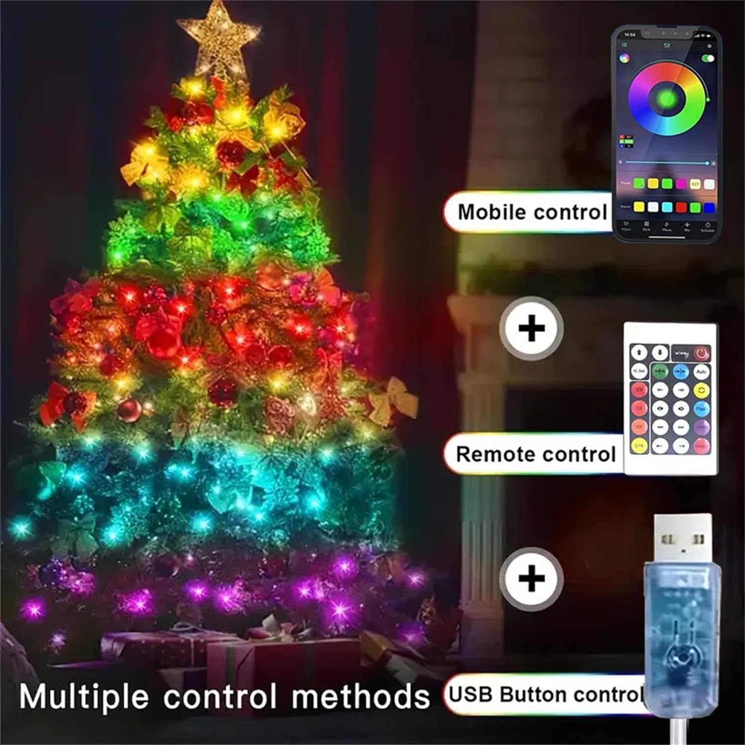 أضواء LED بلوتوث متصلة بالـ US - مراجعة Decor Lighting Address وسعره