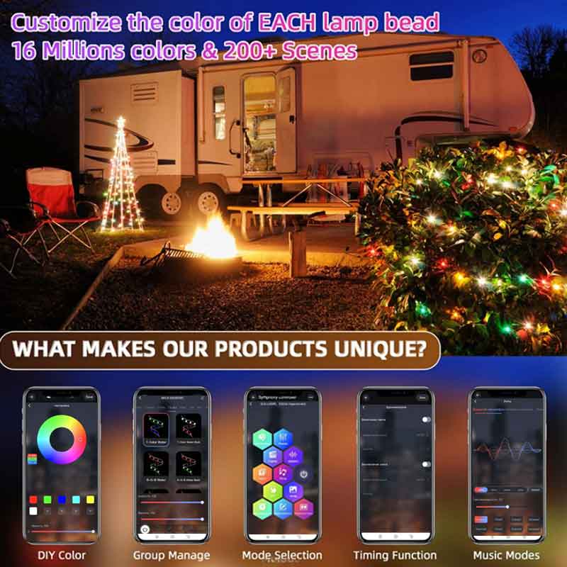 أضواء LED بلوتوث متصلة بالـ US - مراجعة Decor Lighting Address وسعره
