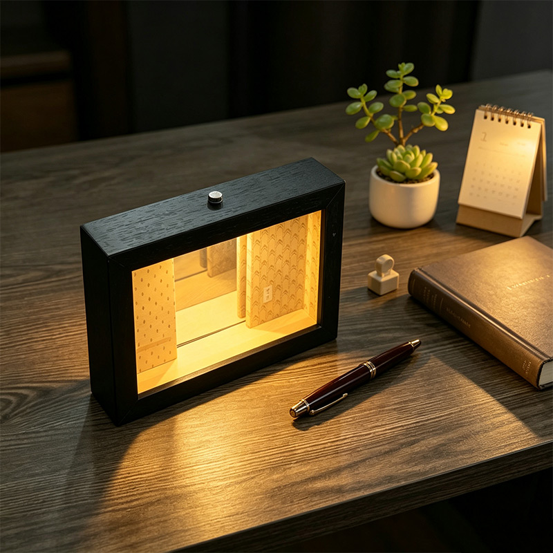 إطار صور بمرآة لانهائية بتأثير - مراجعة Lighting Room Decor Photo وسعره