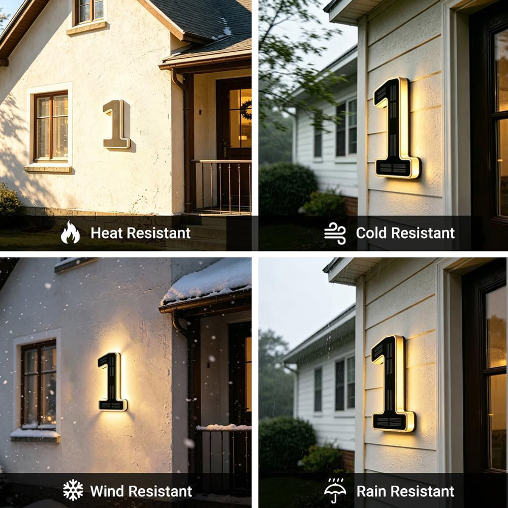 مصباح رقم المنزل بالطاقة الشمس - مراجعة Decor Lighting Address وسعره