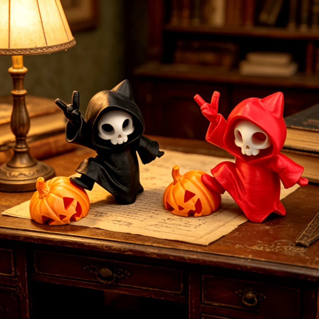 تمثال جريم ريبر بأذني قطة مطبو - مراجعة Lighting Mcqueen Bedroom Decor وسعره
