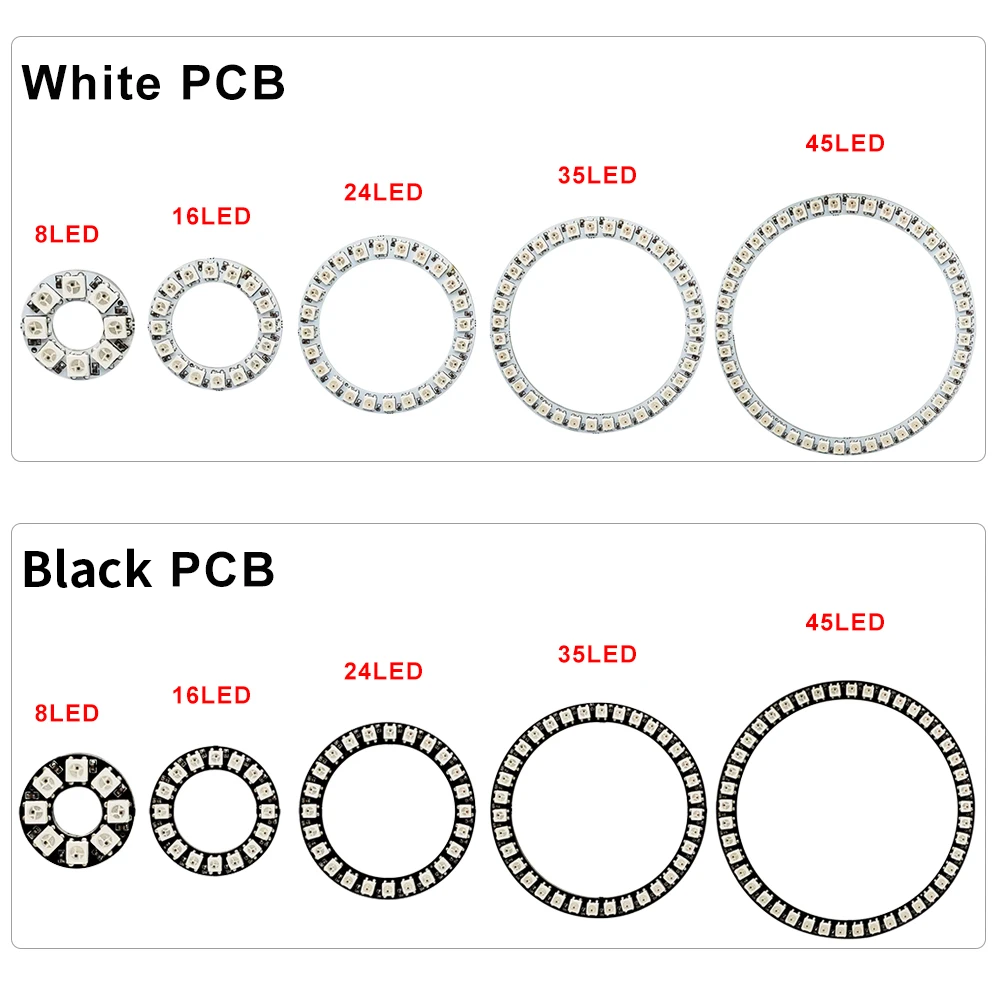 مصباح حلقي LED RGB قابل للبرمج - مراجعة Decor Lighting Address وسعره