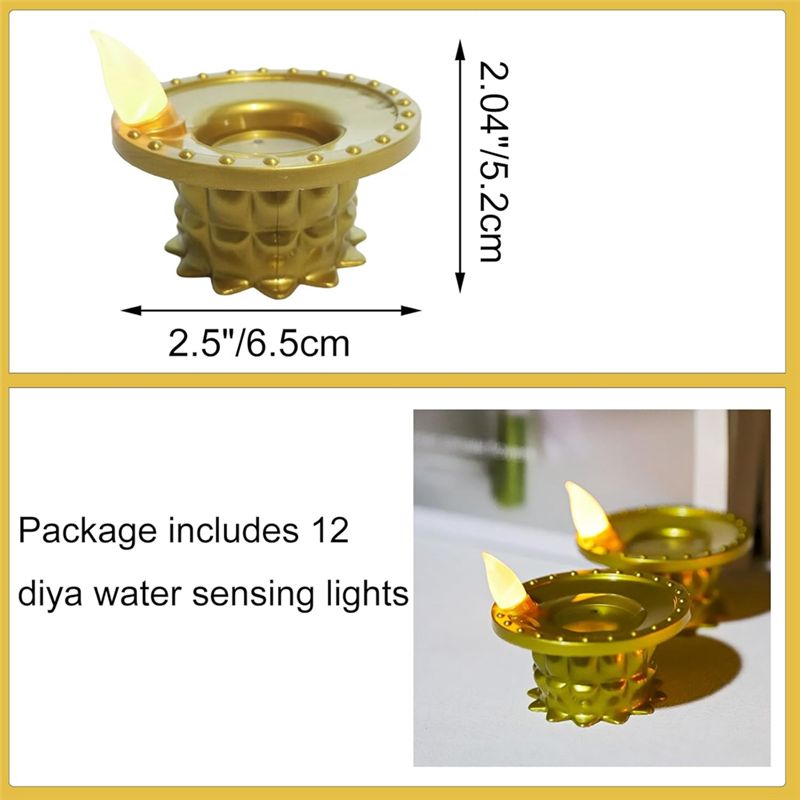 مصابيح زيت مقاومة للماء بدون ل - مراجعة Lighting Decoration For Diwali وسعره