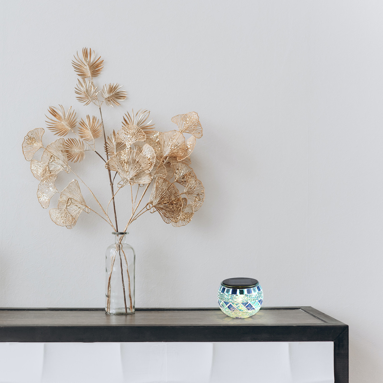 مصباح فسيفساء شمسي زجاجي للزين - مراجعة Decor Lighting Solution وسعره