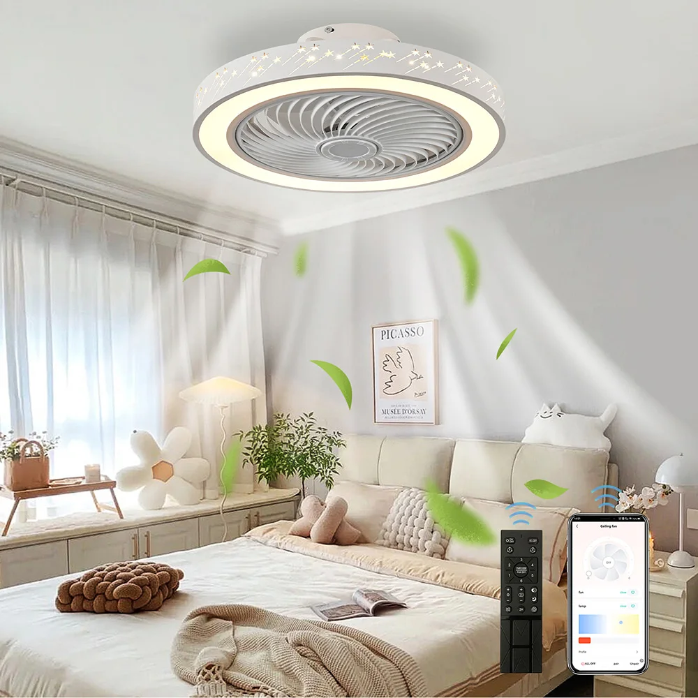 مروحة سقف بجهاز تحكم عن بعد مز - مراجعة Decor Lighting Ceiling Fans وسعره
