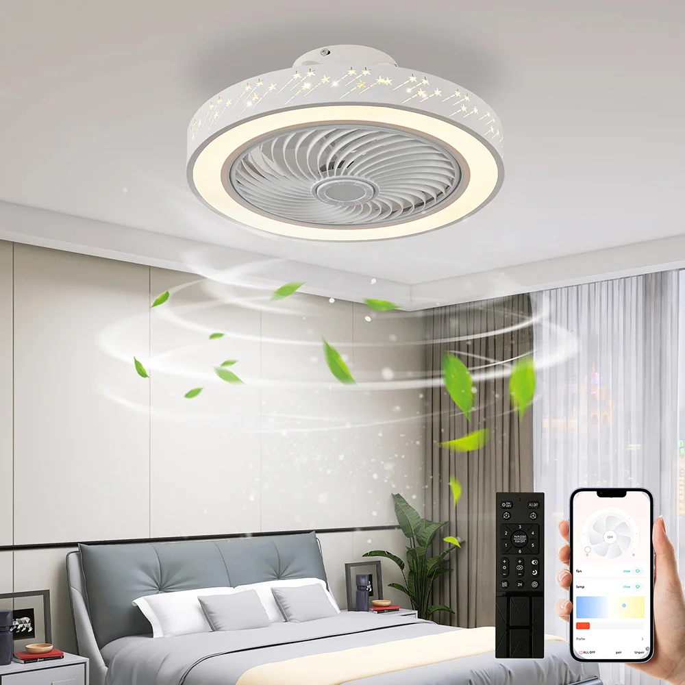 مروحة سقف بجهاز تحكم عن بعد مز - مراجعة Decor Lighting Ceiling Fans وسعره