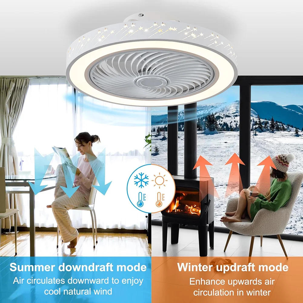 مروحة سقف بجهاز تحكم عن بعد مز - مراجعة Decor Lighting Ceiling Fans وسعره