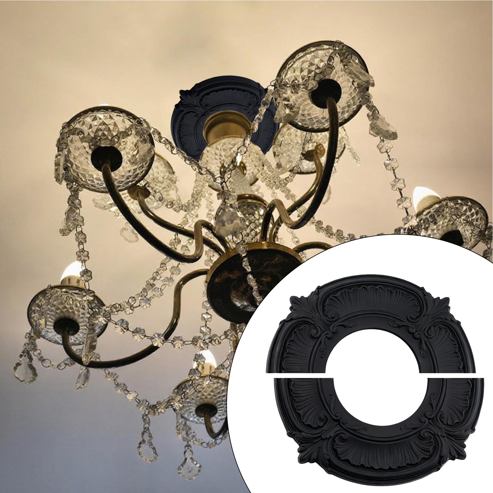 غطاء ديكور أسود لوحاتي لسقف ال - مراجعة Decor Lighting Ceiling Fans وسعره