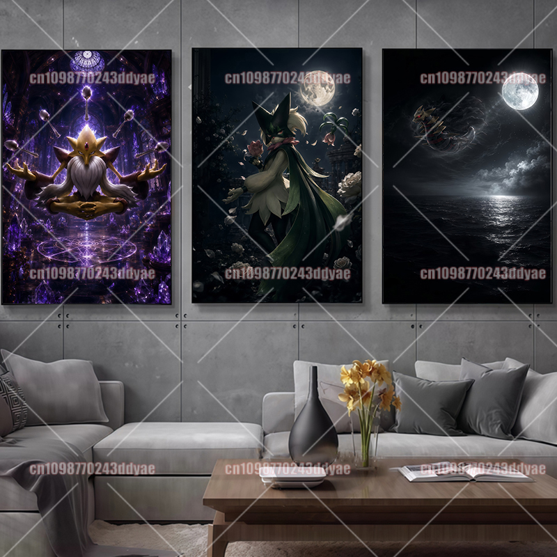 لوحة قماشية لشخصية أنمي بوكيمو - مراجعة Lighting Decor Items وسعره