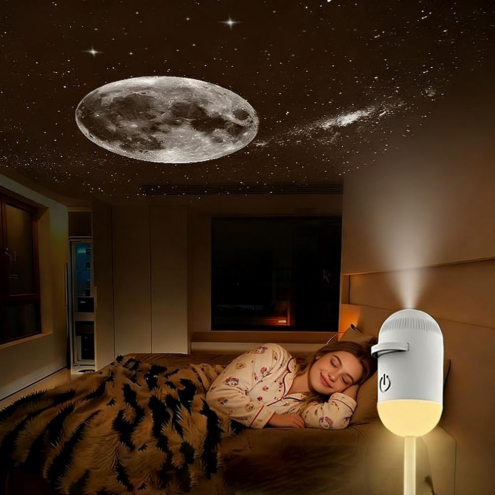 مصباح إسقاط ضوئي USB بـ 24 نمط - مراجعة Lighting Mcqueen Bedroom Decor وسعره