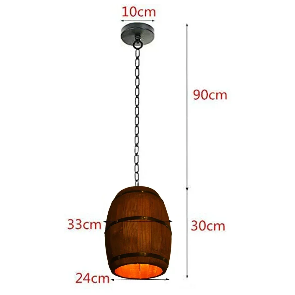 مصباح ريفي عتيق، ثريا خشبية مع - مراجعة Lighting Decor Living Room وسعره
