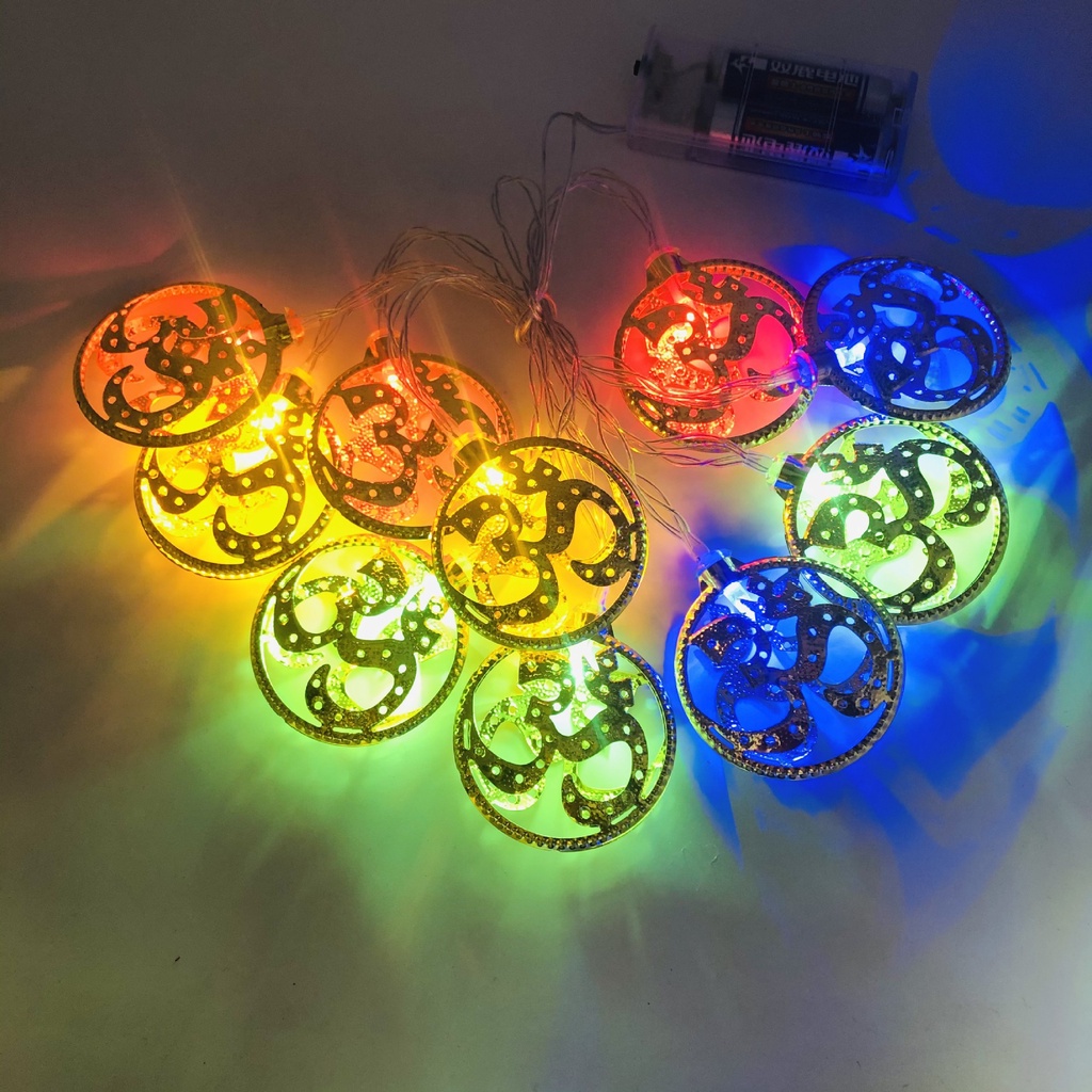 ديوالي ضوء LED AUM OM الصليب ا - مراجعة Lighting Decoration For Diwali وسعره